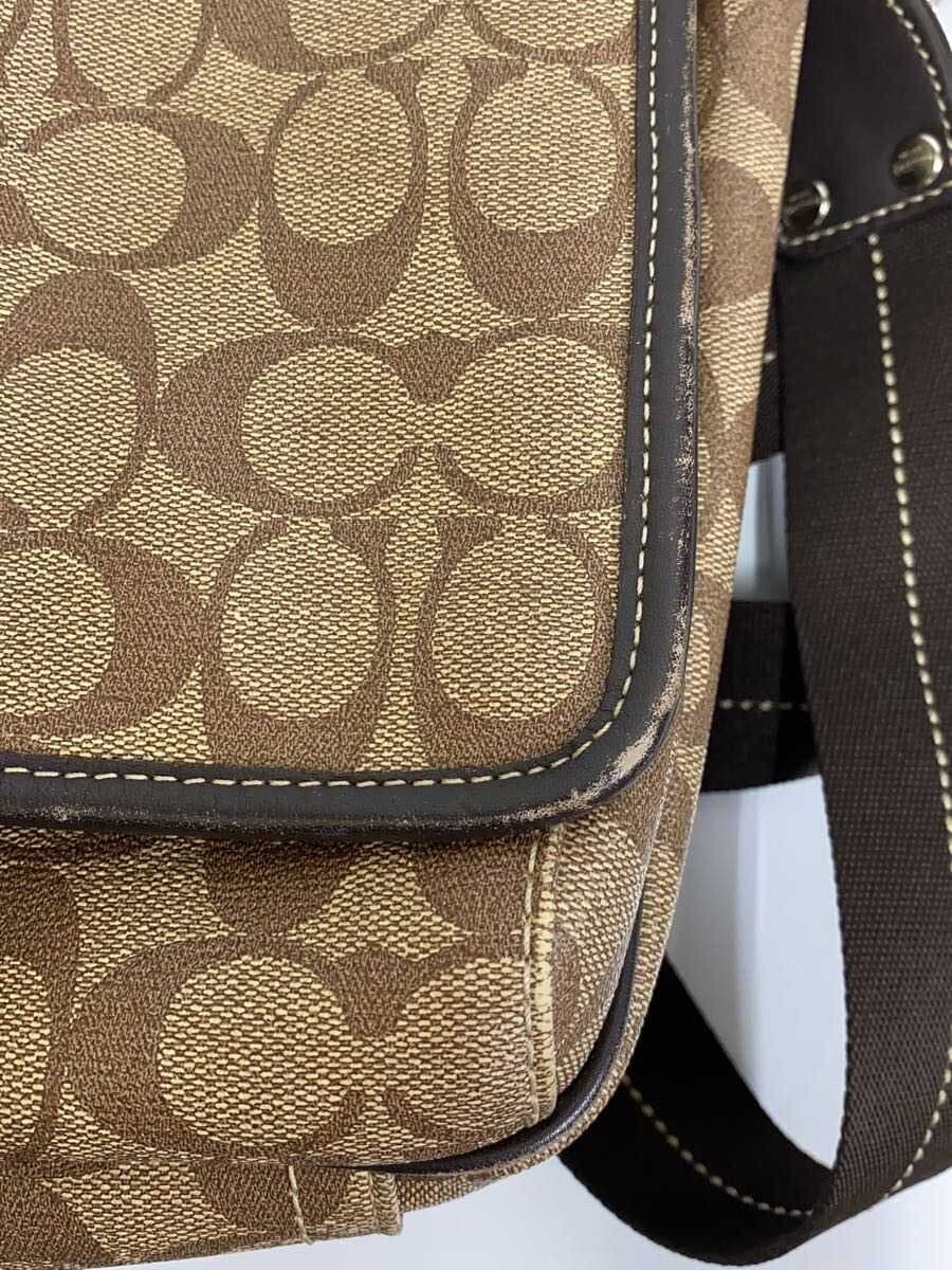 COACH Shoulder Bag_Signature BEG All Over Pattern 7