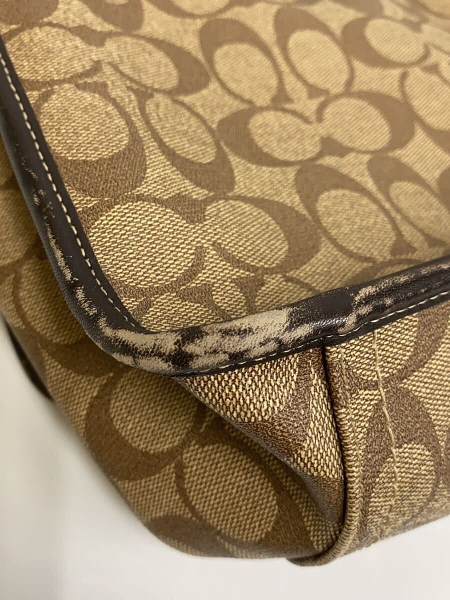 COACH Shoulder Bag_Signature BEG All Over Pattern 9