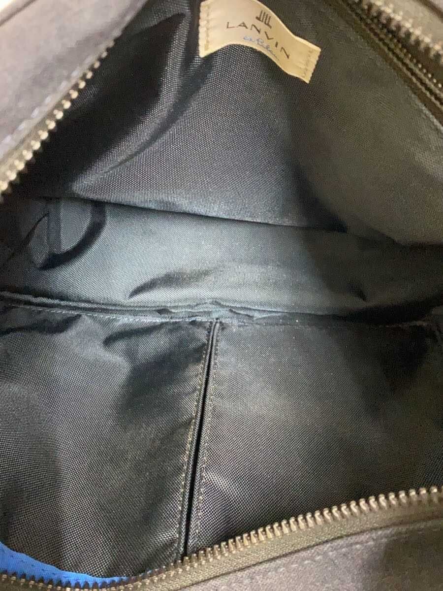 LANVIN en Bleu Shoulder Bag NVY 6