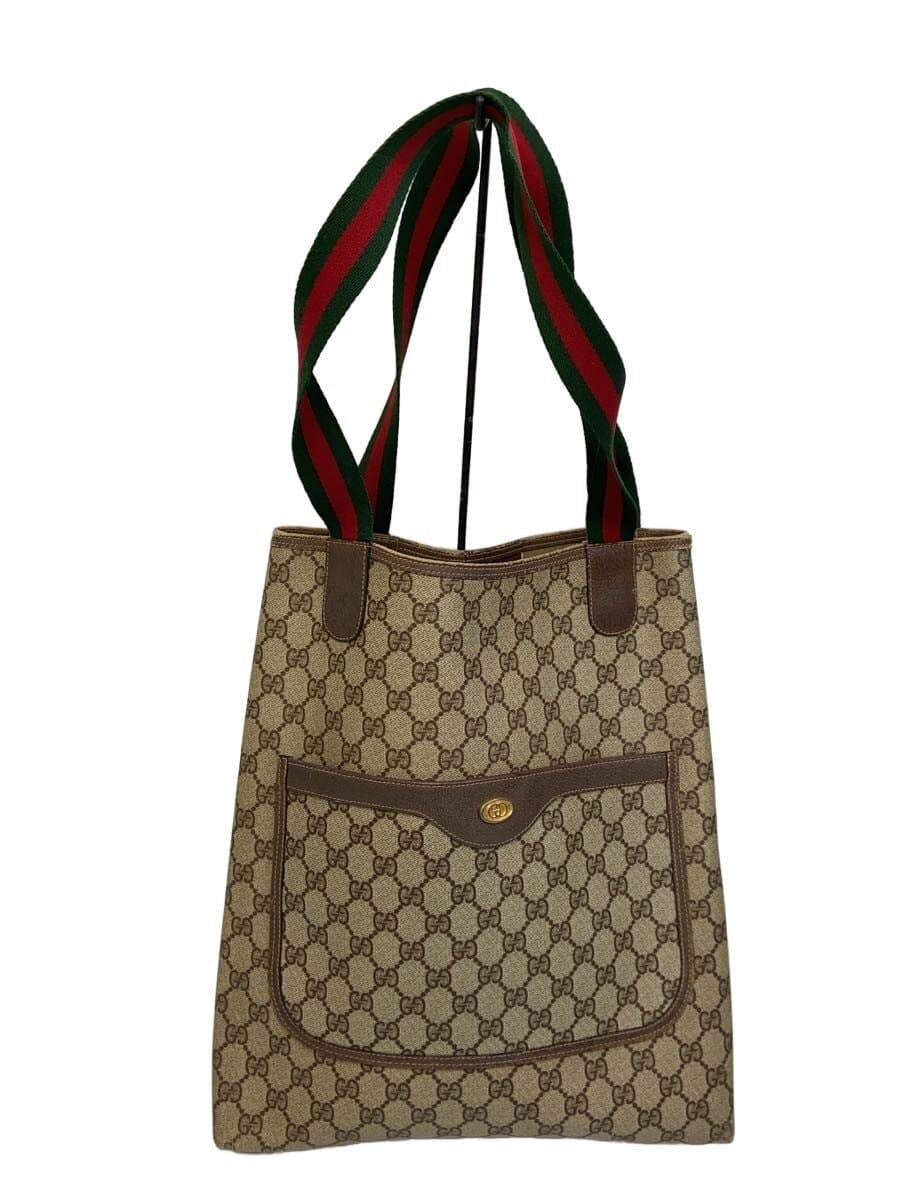 GUCCI Tote Bag GG Plus Sherry -- BEG All-over pattern 39.02.003