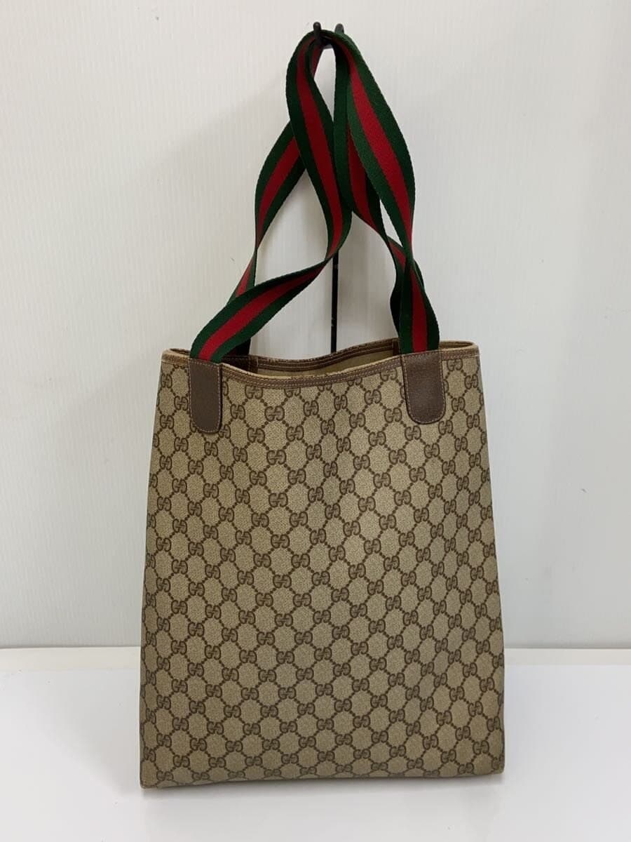 GUCCI Tote Bag GG Plus Sherry -- BEG All-over pattern 39.02.003 3