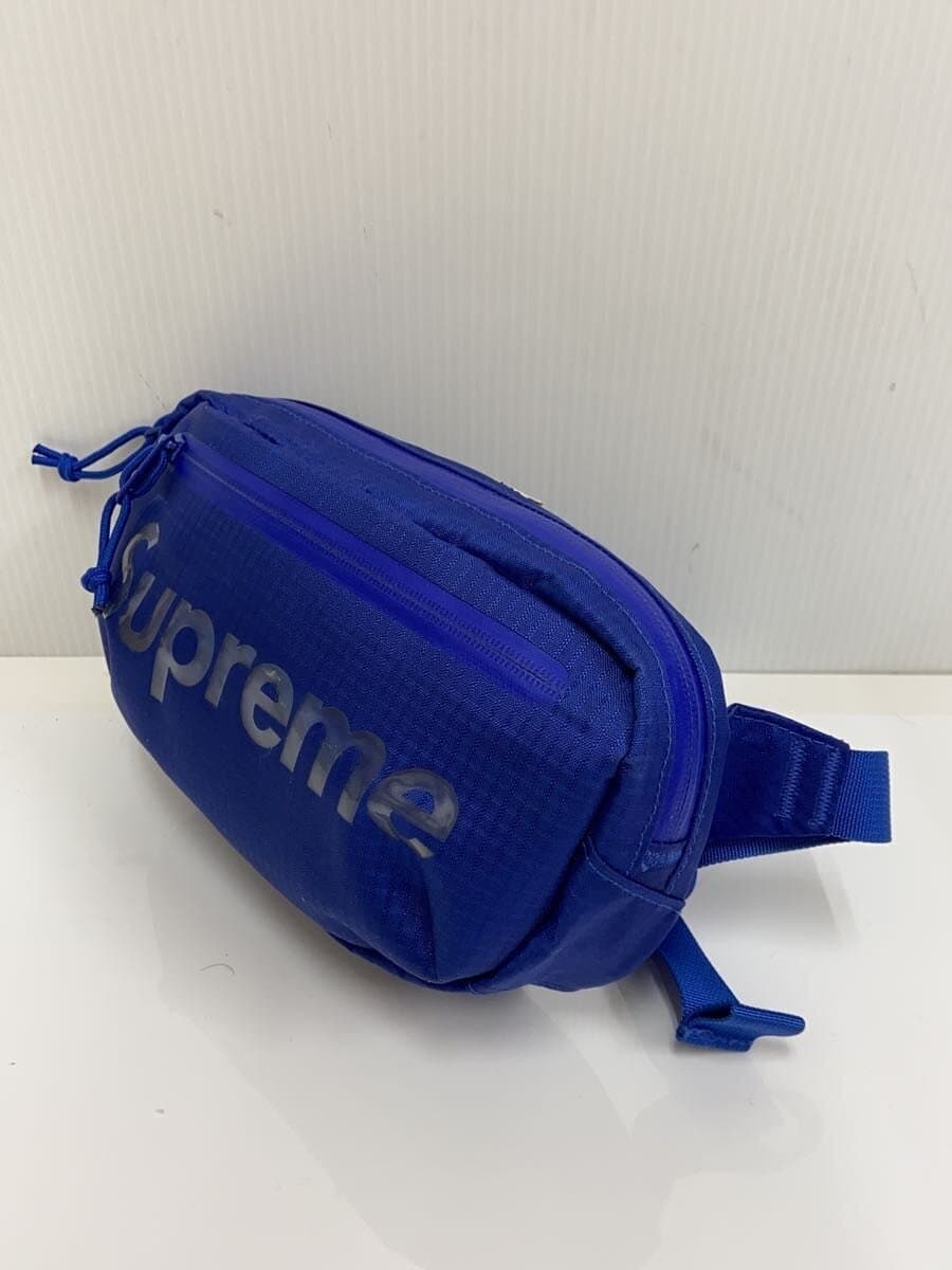 Supreme Waist Bag Nylon Blue Solid Color 2