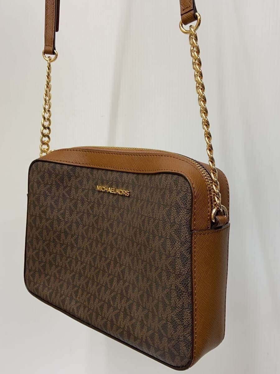 MICHAEL KORS shoulder bag leather BRW all-over pattern CE-1912 2