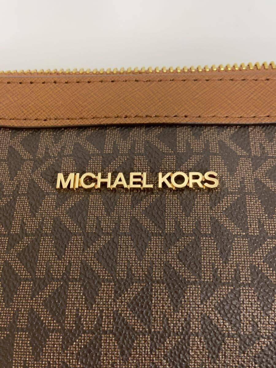 MICHAEL KORS shoulder bag leather BRW all-over pattern CE-1912 5