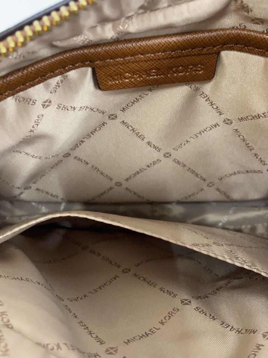 MICHAEL KORS shoulder bag leather BRW all-over pattern CE-1912 6