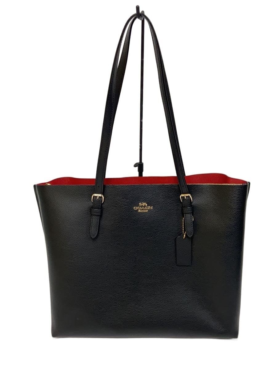 COACH Molly Tote Leather BLK 1671