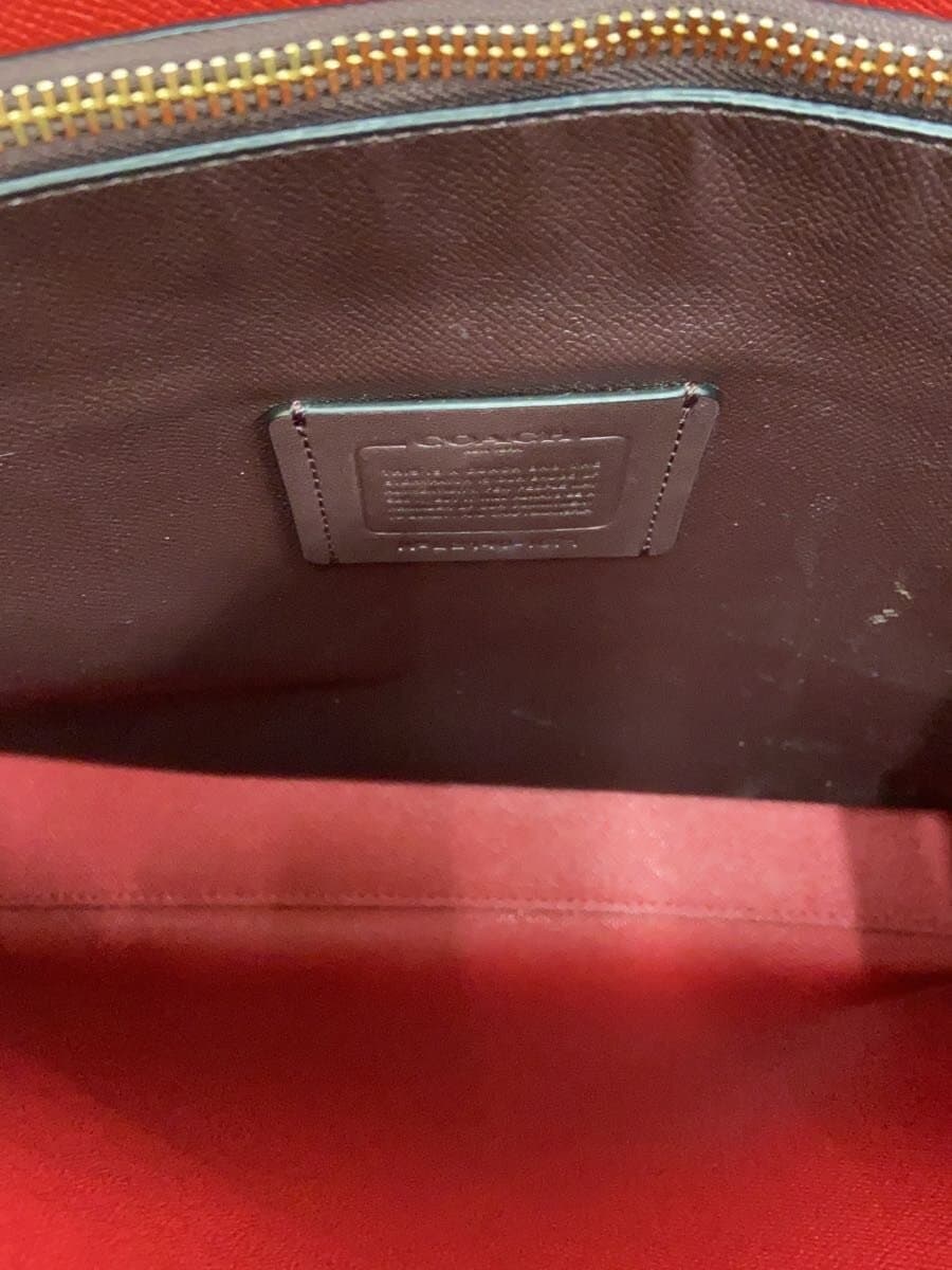 COACH Molly Tote Leather BLK 1671 6