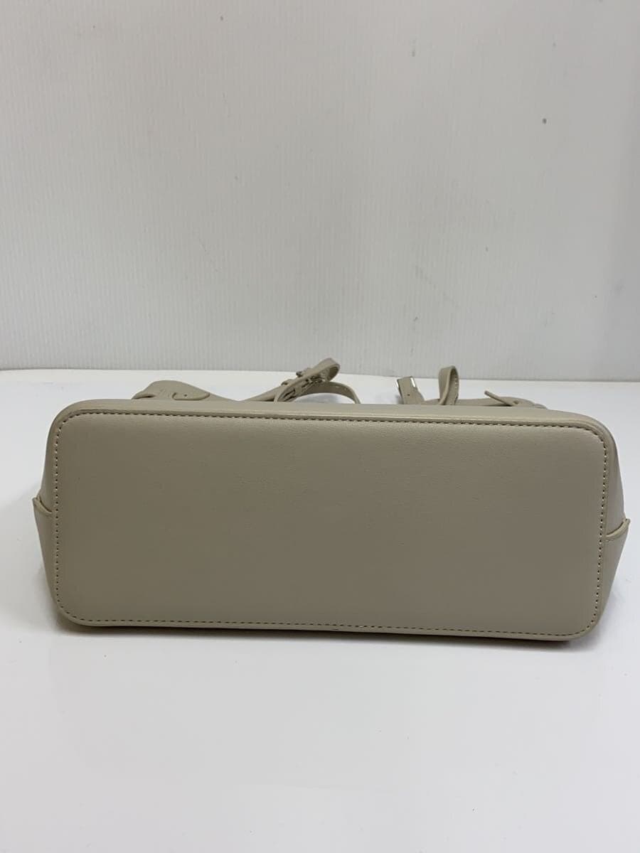 VASIC tote bag leather beige 4