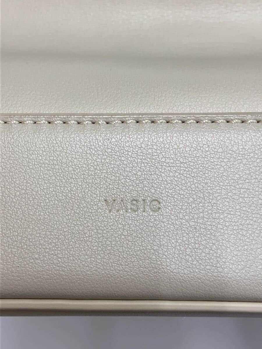 VASIC tote bag leather beige 5