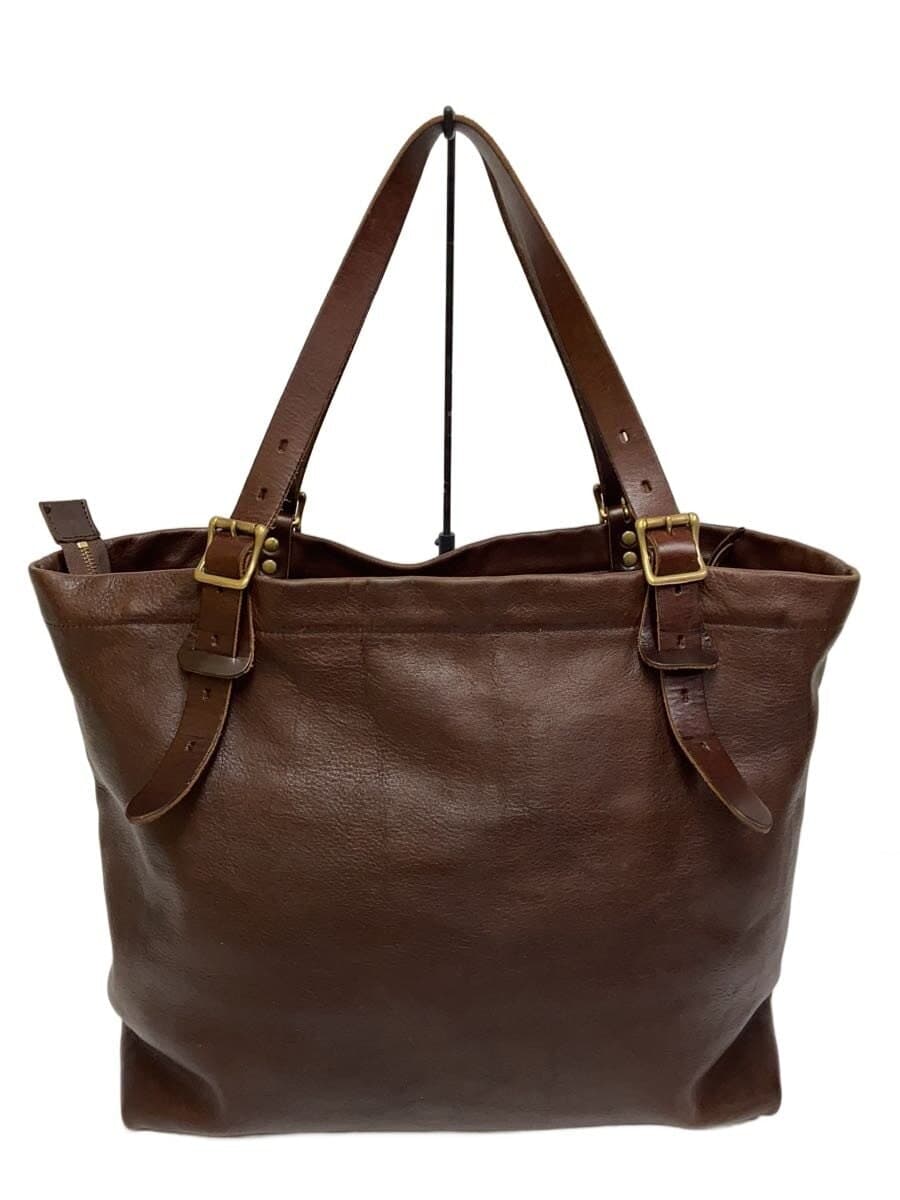 SLOW Tote Bag Leather BRW