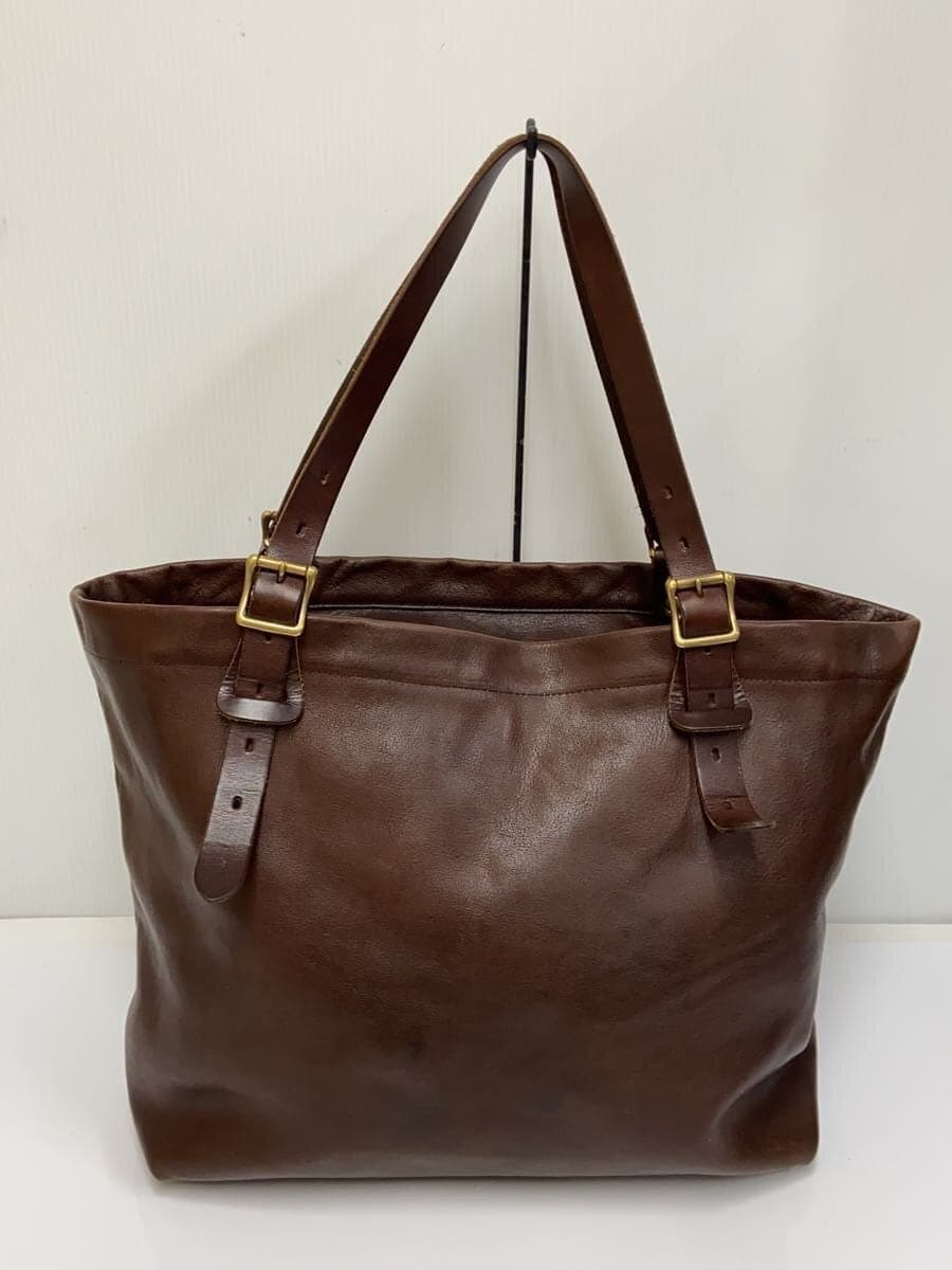 SLOW Tote Bag Leather BRW 3