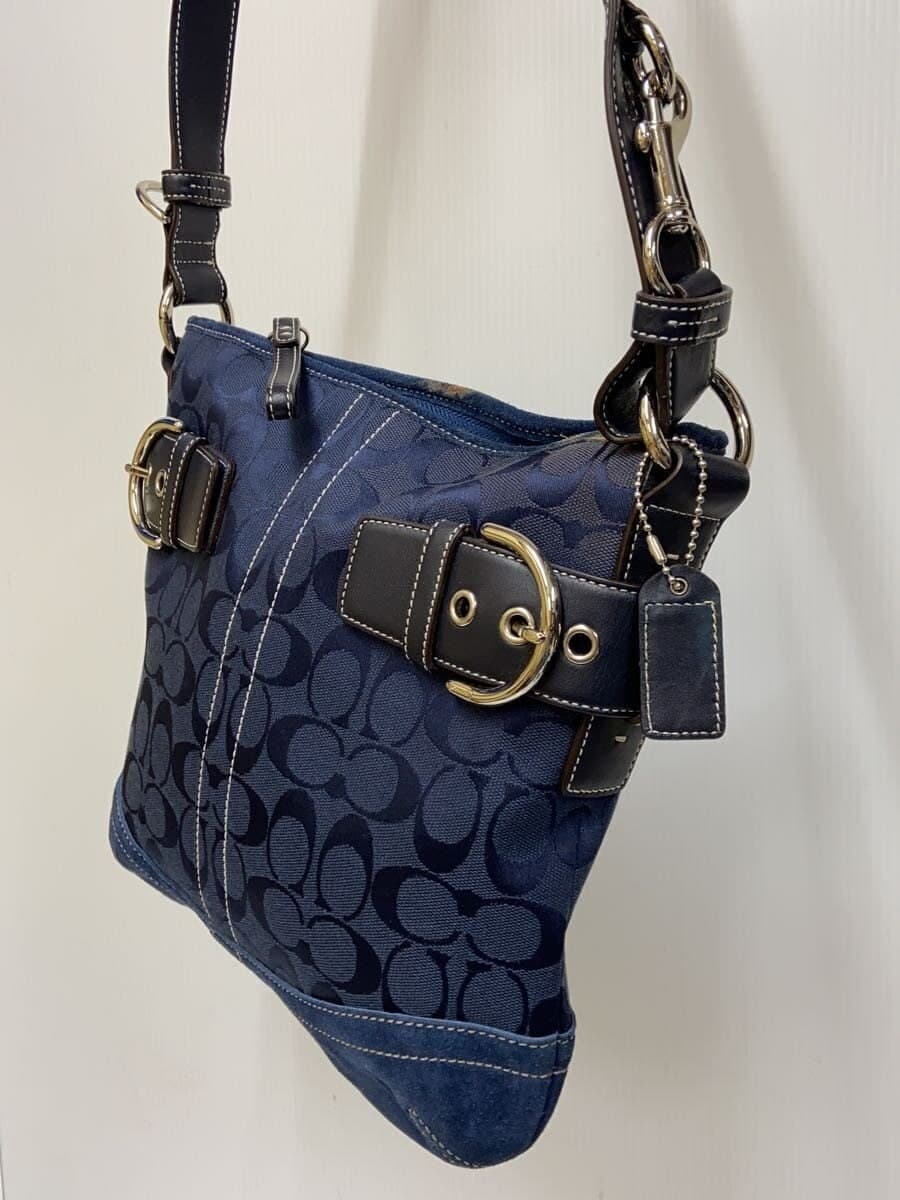 COACH Shoulder Bag -- NVY Allover Pattern J05K-3574 2