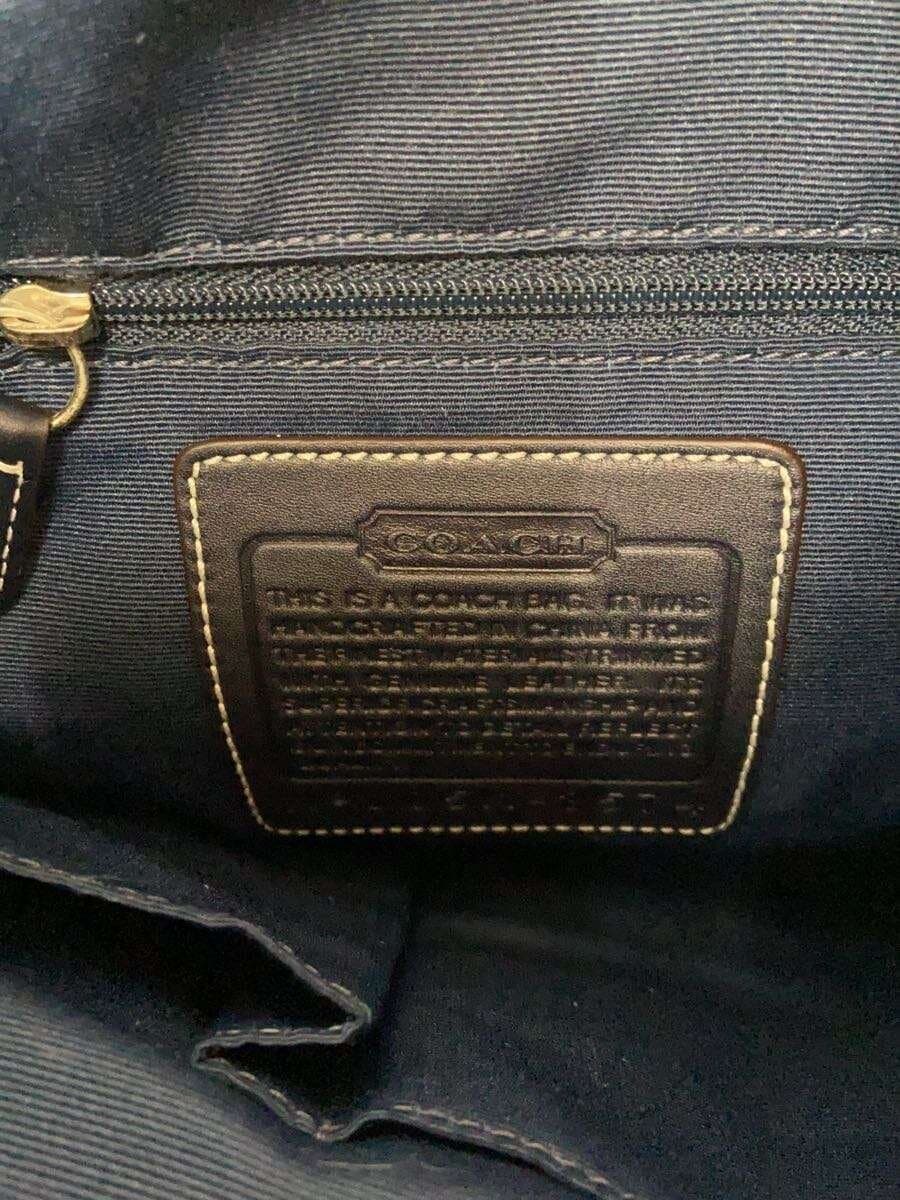 COACH Shoulder Bag -- NVY Allover Pattern J05K-3574 5