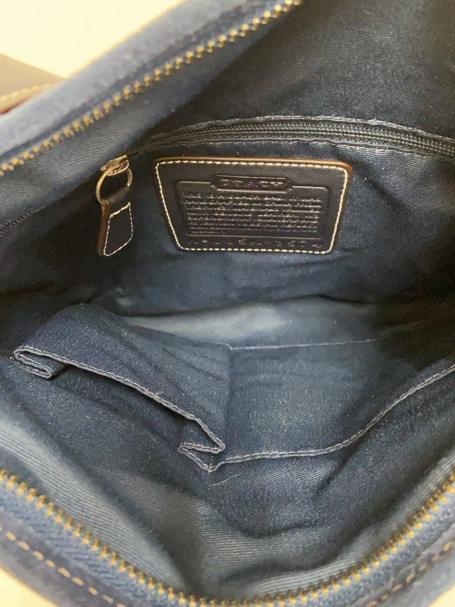 COACH Shoulder Bag -- NVY Allover Pattern J05K-3574 6