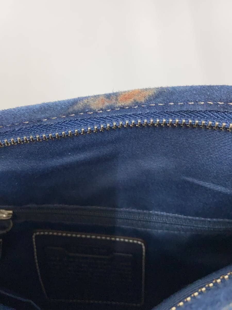 COACH Shoulder Bag -- NVY Allover Pattern J05K-3574 7