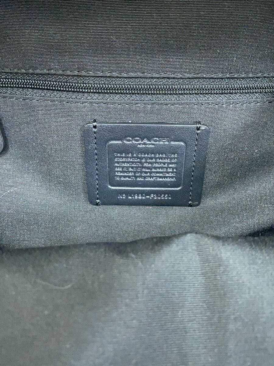 COACH Backpack Leather Black f30550 5