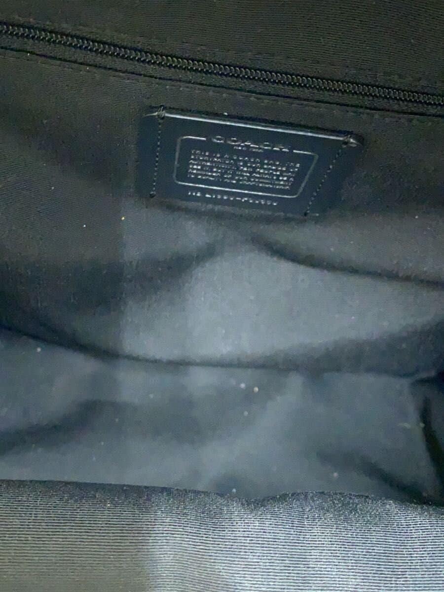 COACH Backpack Leather Black f30550 6