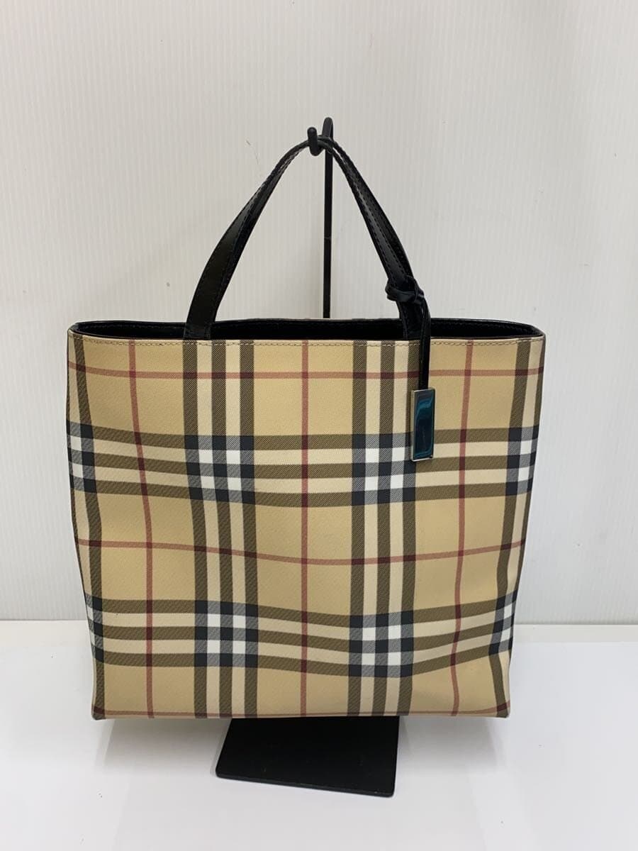 BURBERRY LONDON Tote Bag -- BEG Check 3