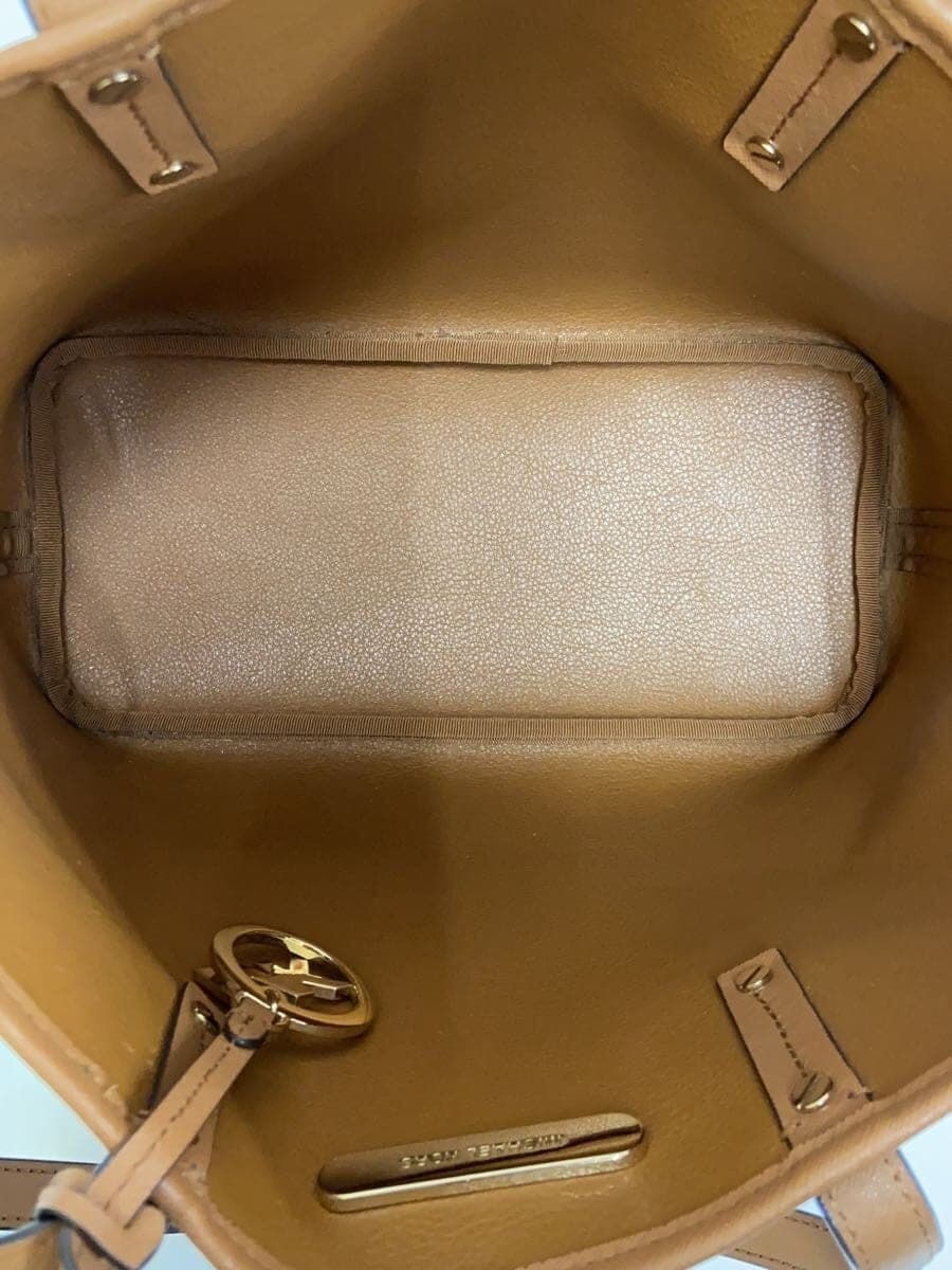 MICHAEL KORS handbag leather WHT all-over pattern DI-1805 6