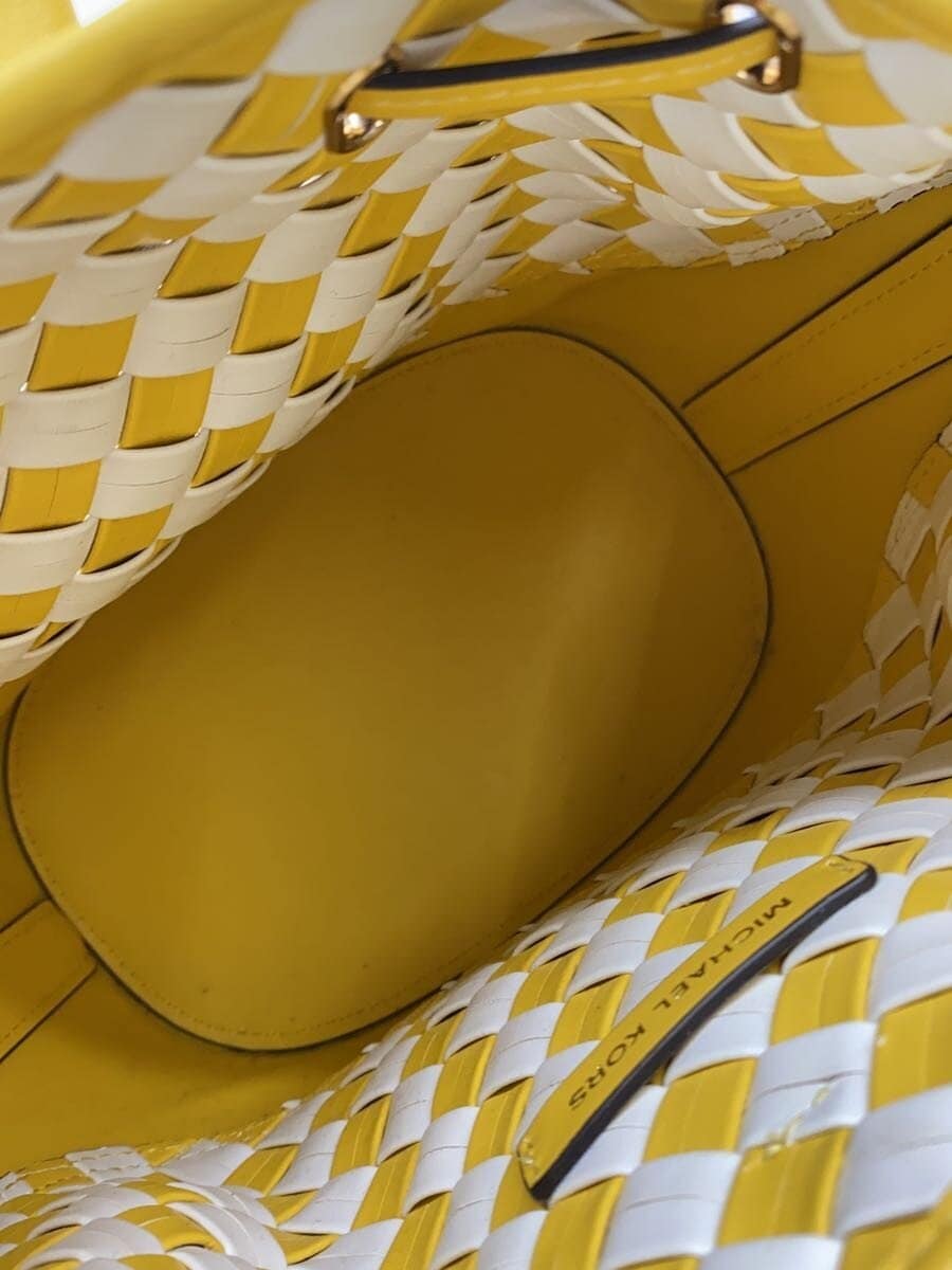 MICHAEL KORS Bag -- YLW Checkered 36T4G6RM2Y 6