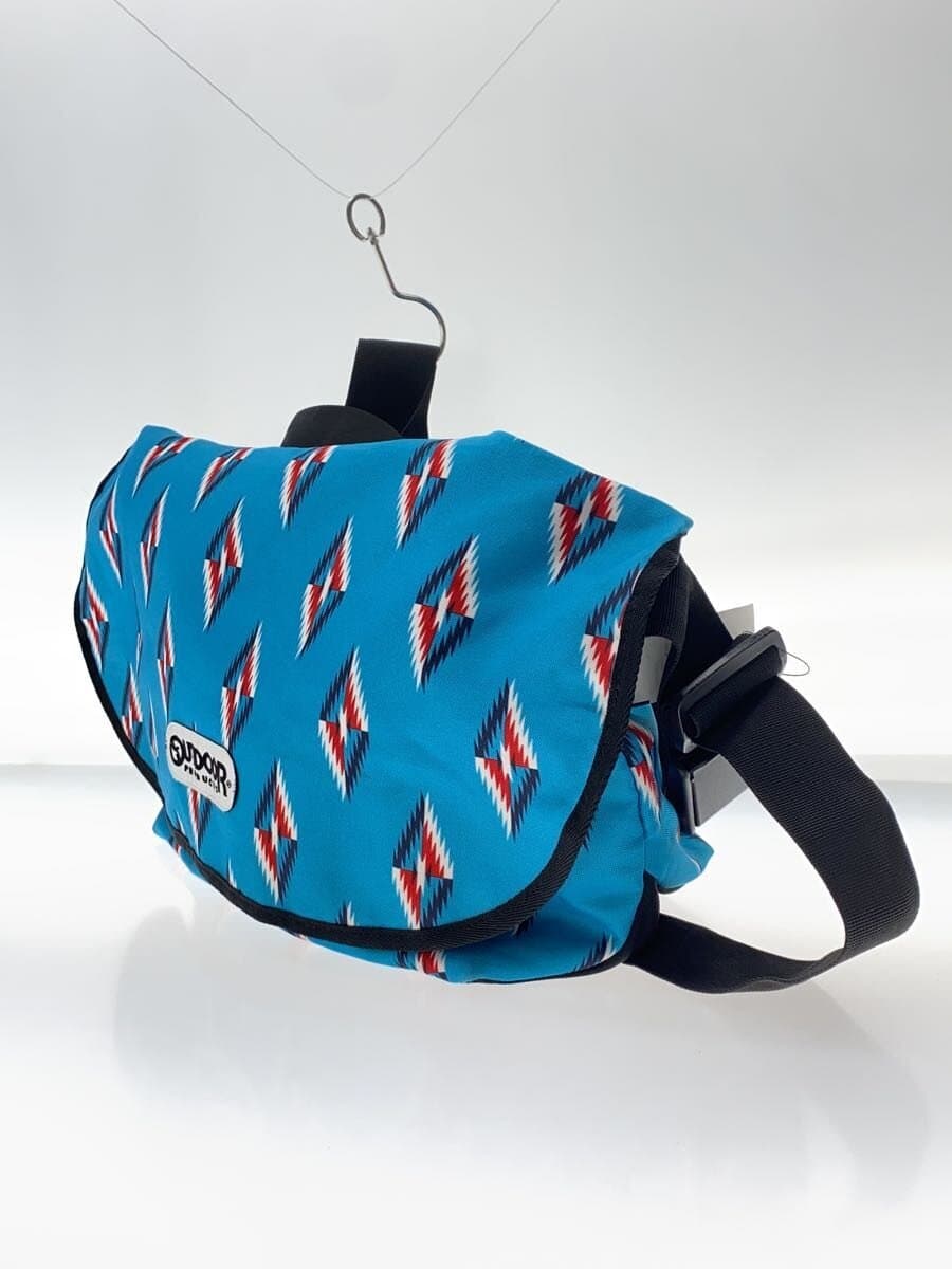 OUTDOOR PRODUCTS Shoulder Bag BLU All Over Pattern 2
