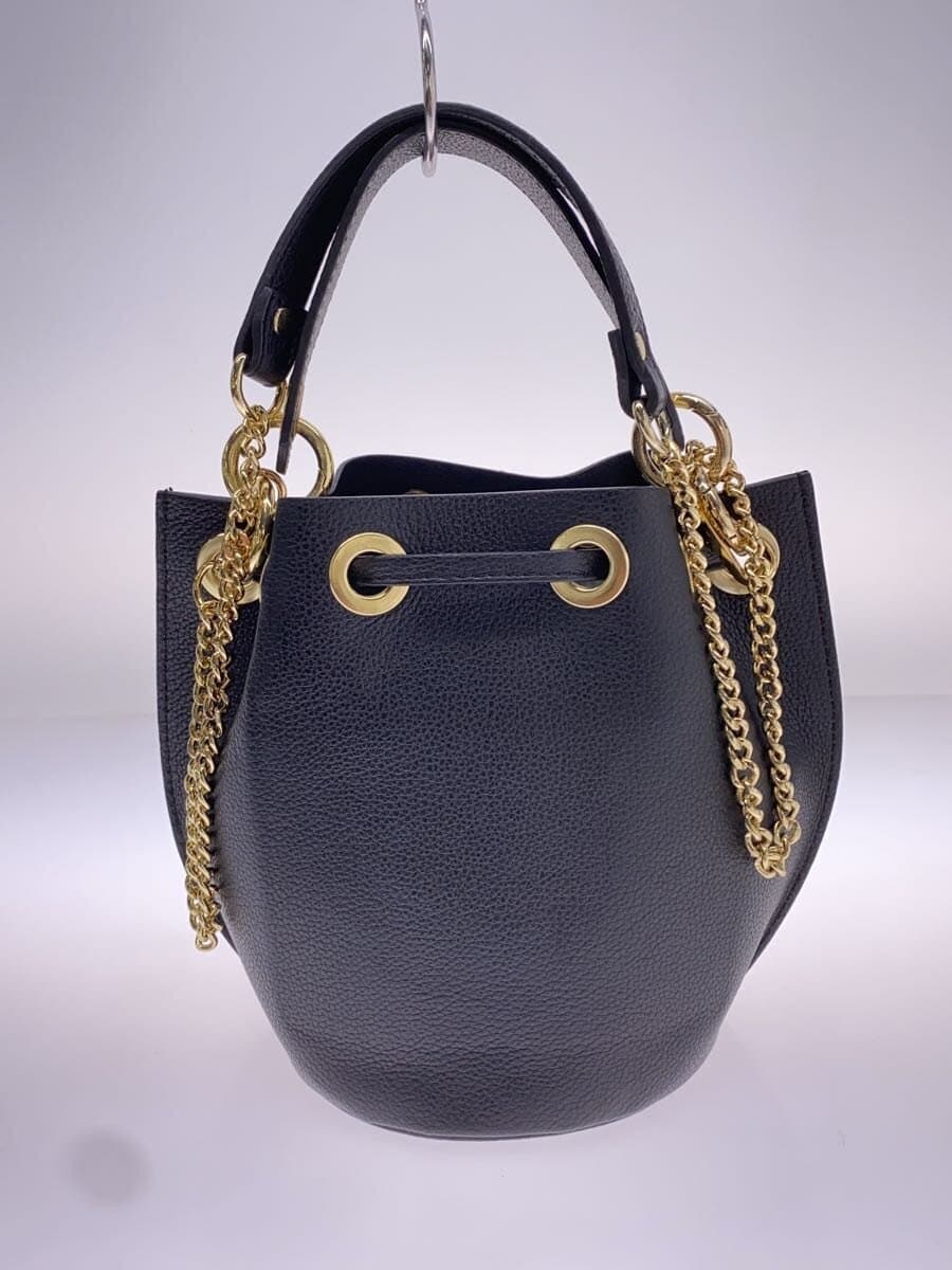 MARCO BIANCHINI Shoulder Bag Leather BLK 3