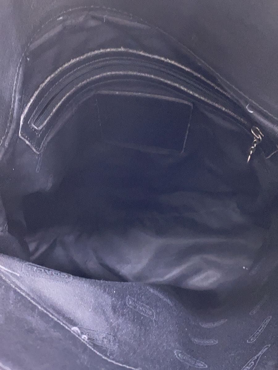 COACH Shoulder Bag Leather BLK 9180 6