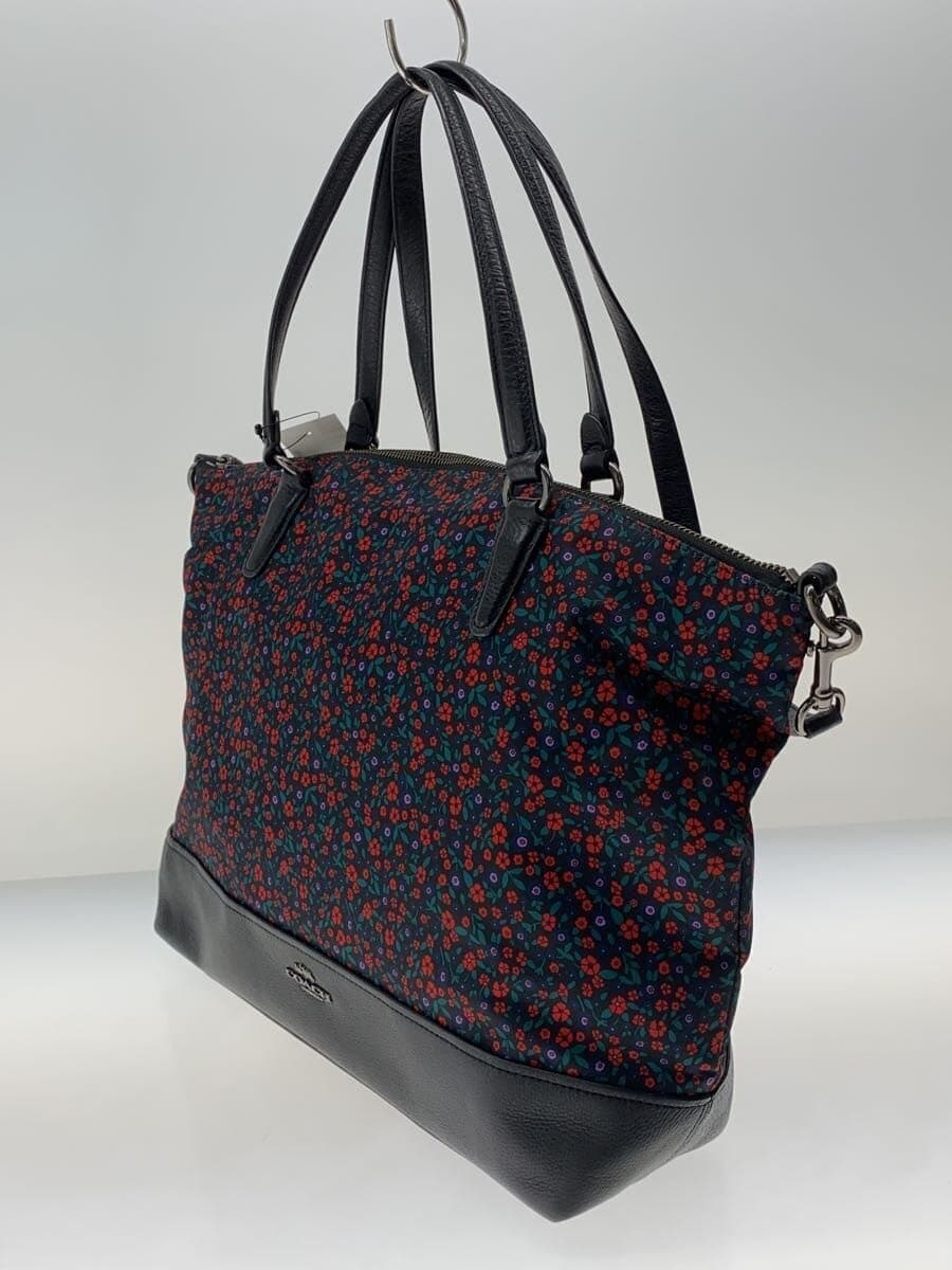COACH Tote Bag Nylon Multicolor Floral F59433 2
