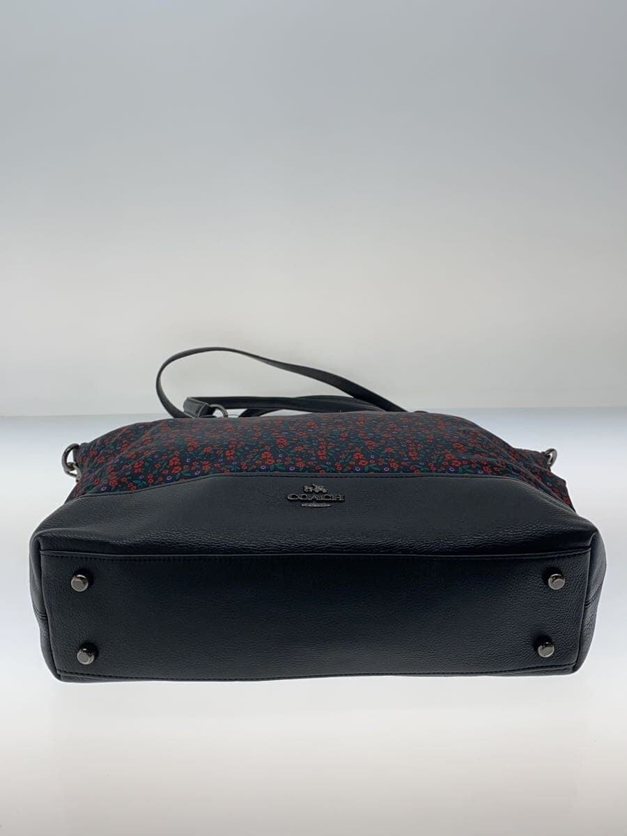 COACH Tote Bag Nylon Multicolor Floral F59433 4