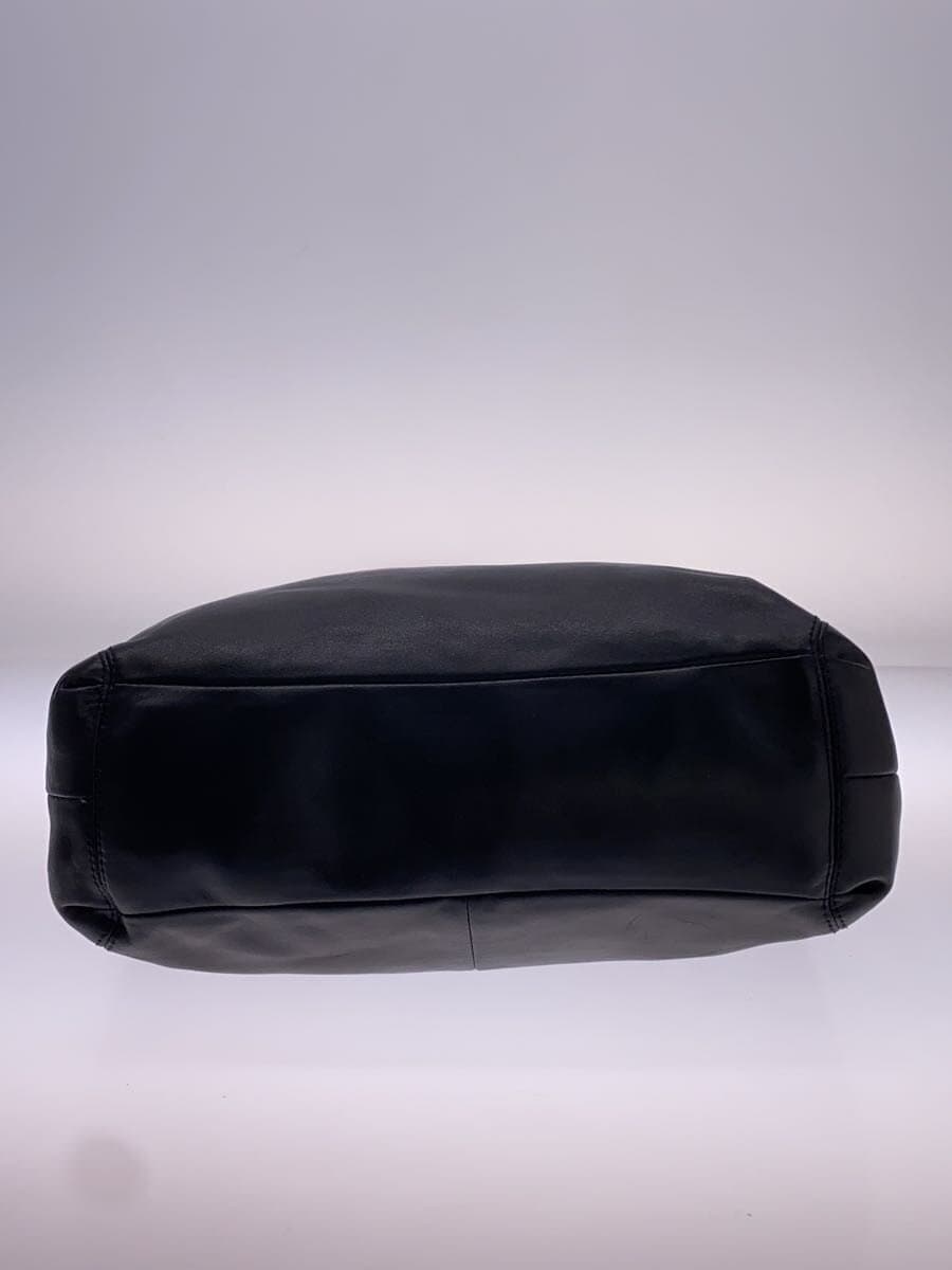 COACH Tote Bag_All Leather Leather BLK Solid 4