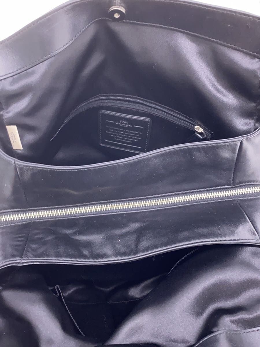 COACH Tote Bag_All Leather Leather BLK Solid 6