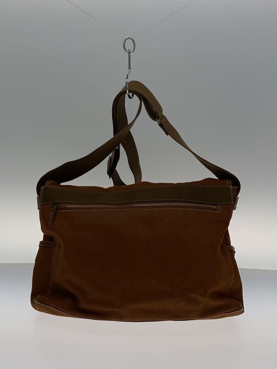Paul Smith Shoulder Bag Canvas BRW Solid 3