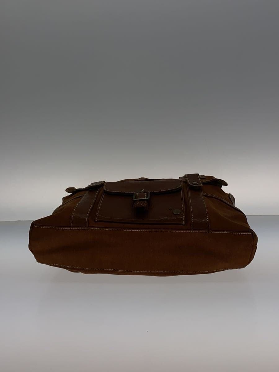 Paul Smith Shoulder Bag Canvas BRW Solid 4