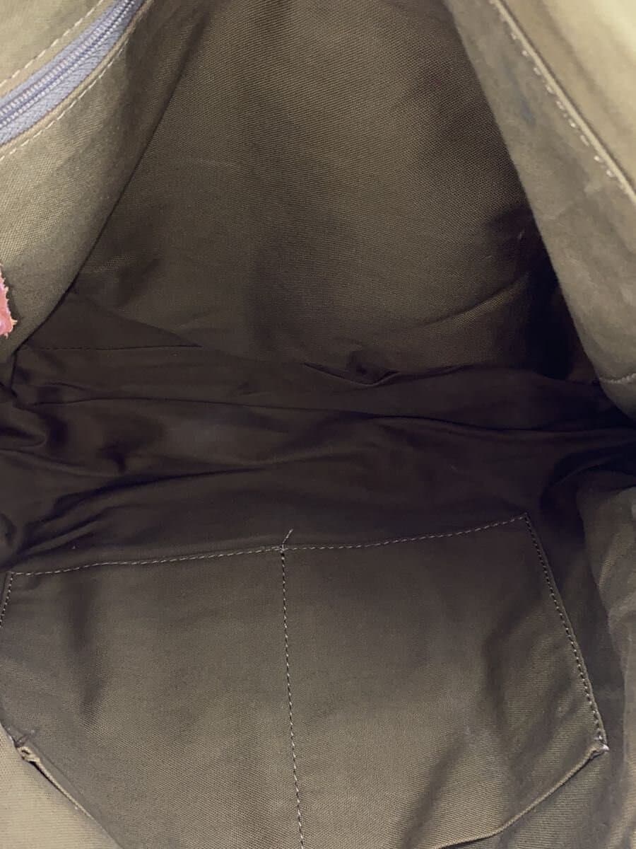 Paul Smith Shoulder Bag Canvas BRW Solid 6