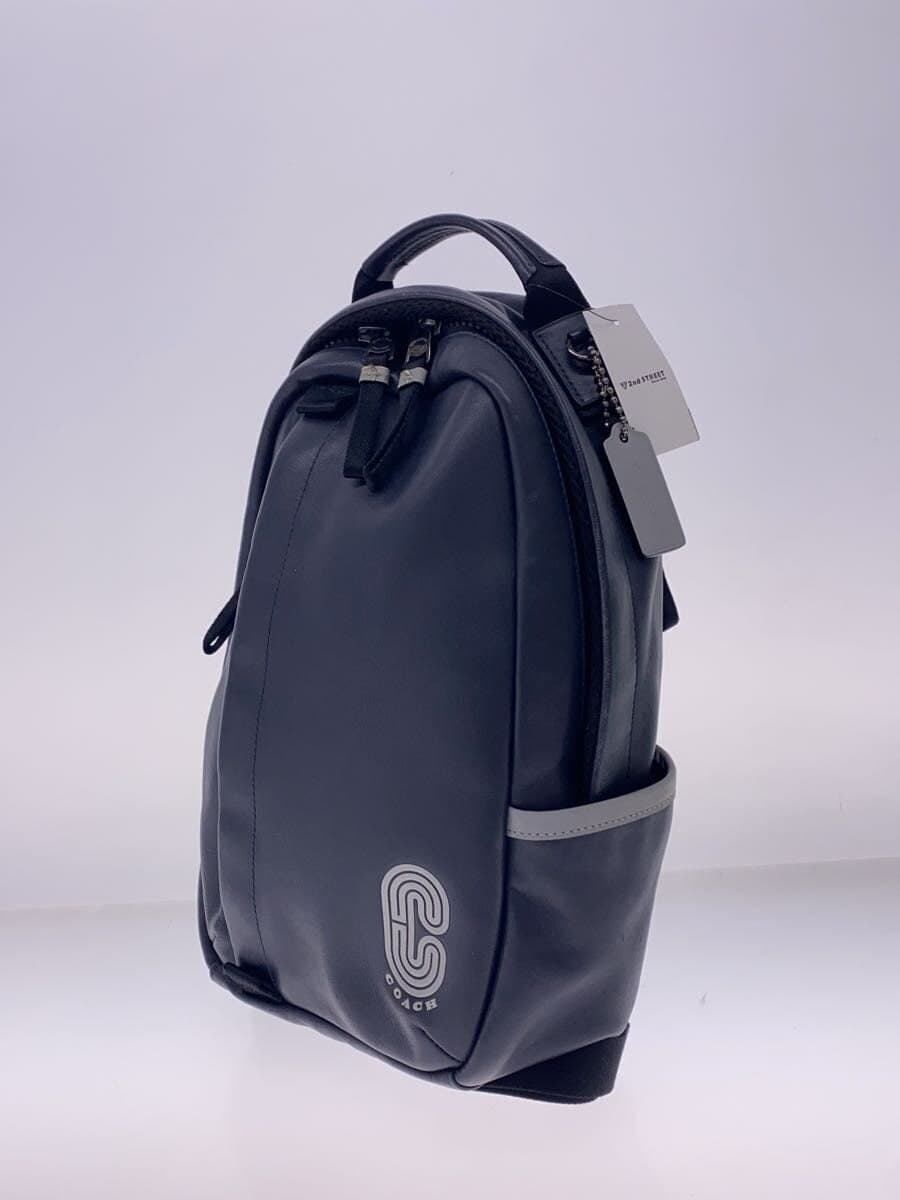 COACH Shoulder Bag Leather NVY 89910 2