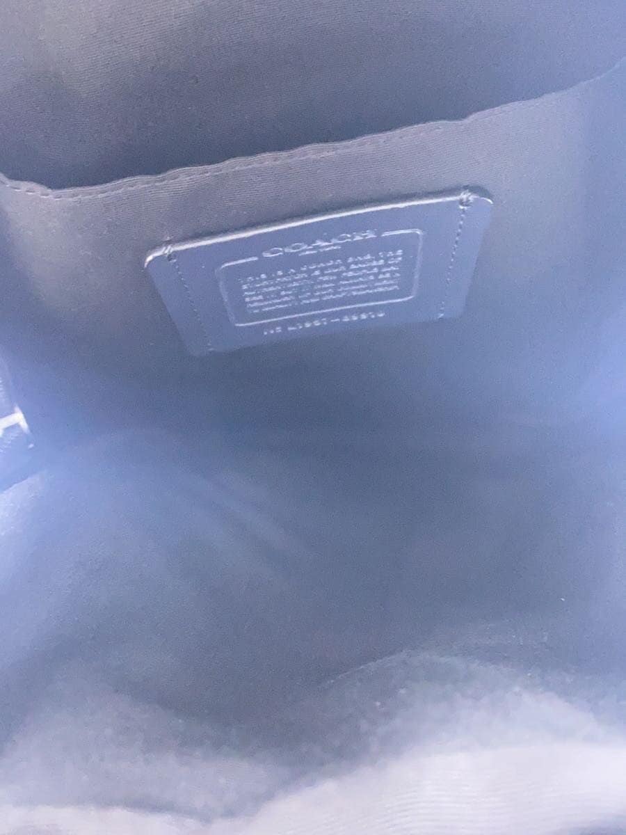 COACH Shoulder Bag Leather NVY 89910 6