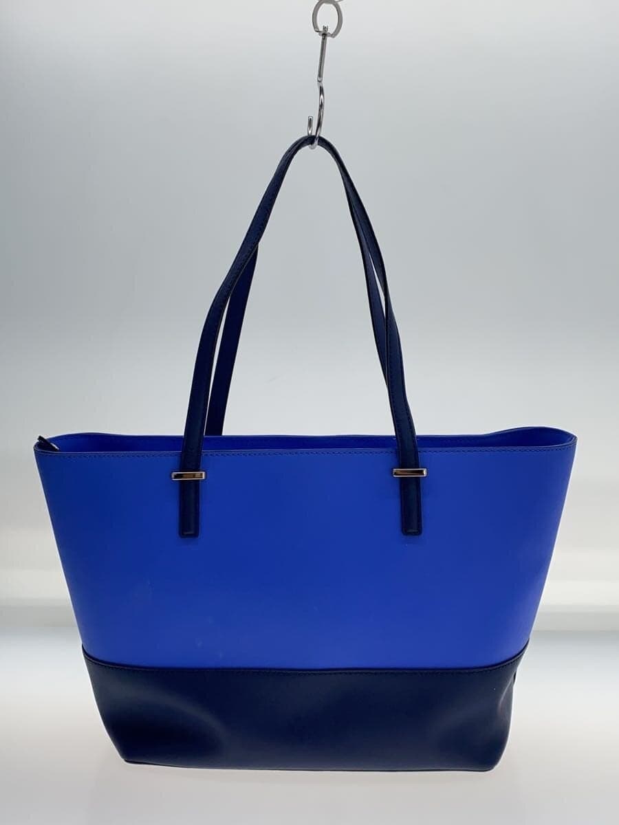 kate spade new york Shoulder Bag Leather BLU Solid 3