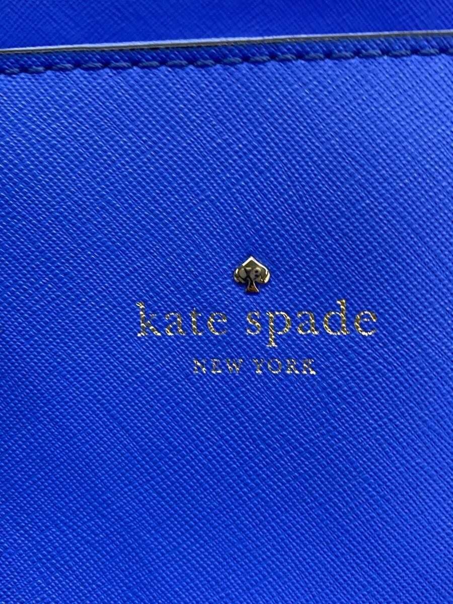 kate spade new york Shoulder Bag Leather BLU Solid 5
