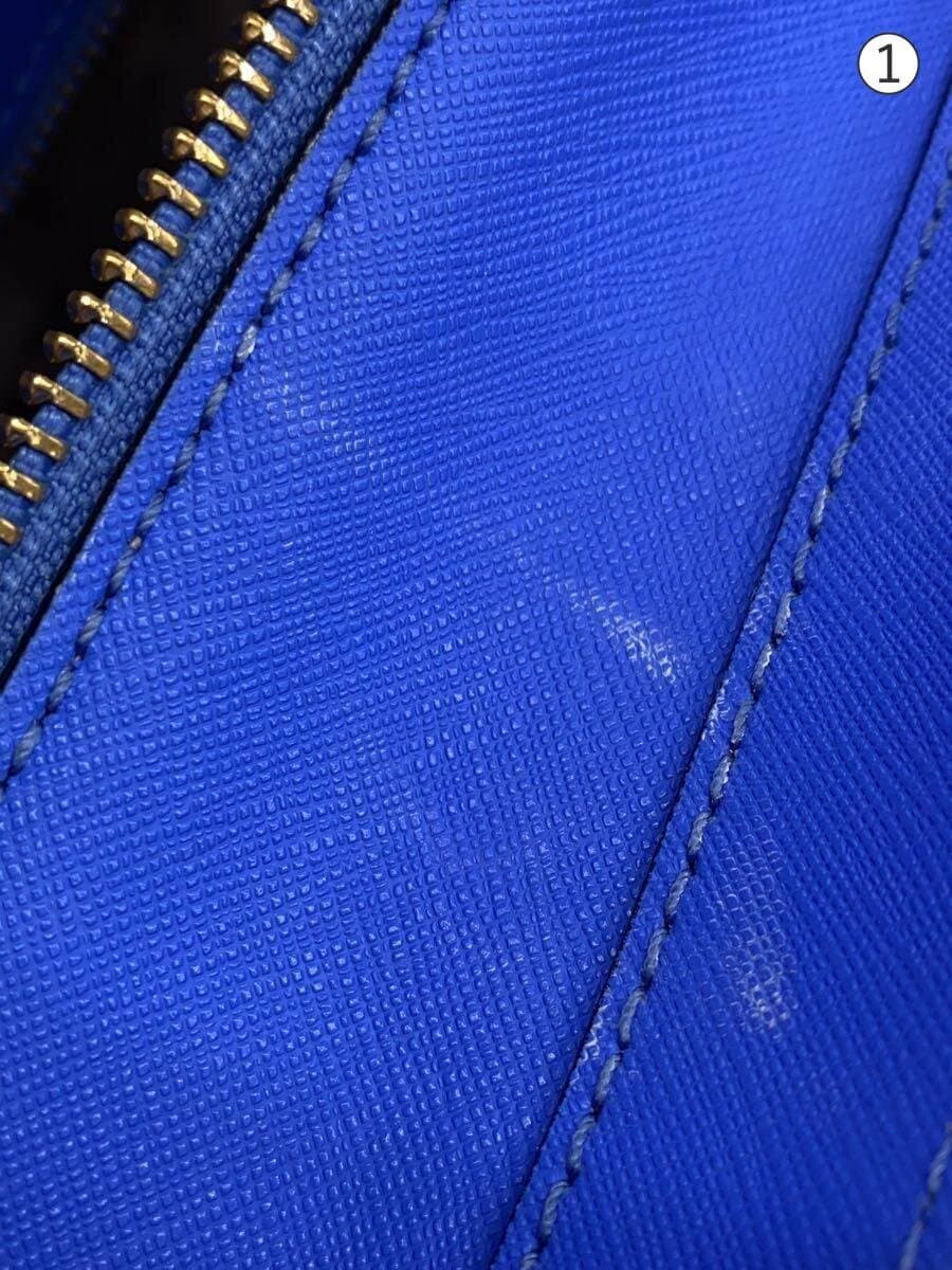 kate spade new york Shoulder Bag Leather BLU Solid 7