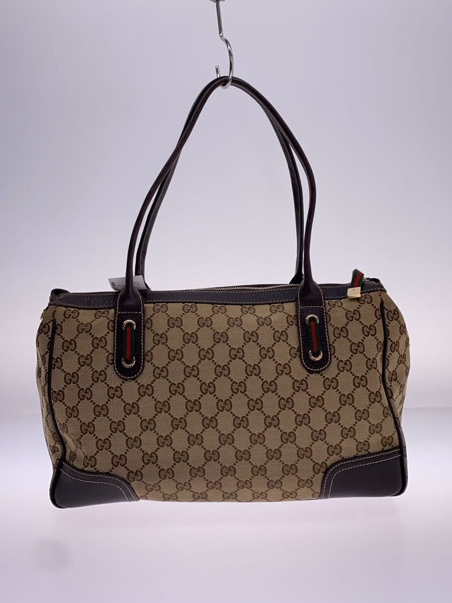 GUCCI Tote Bag Canvas BRW All Over Pattern 177052 3