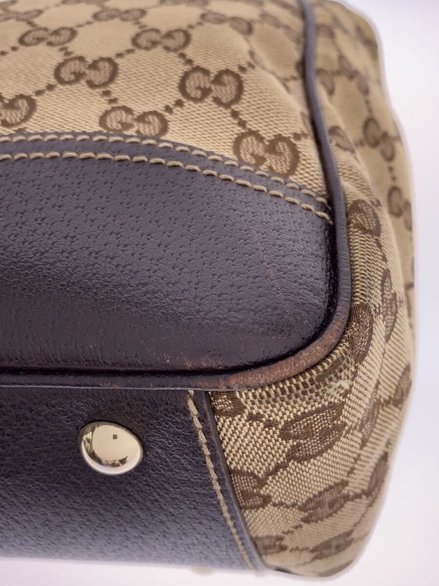 GUCCI Tote Bag Canvas BRW All Over Pattern 177052 7