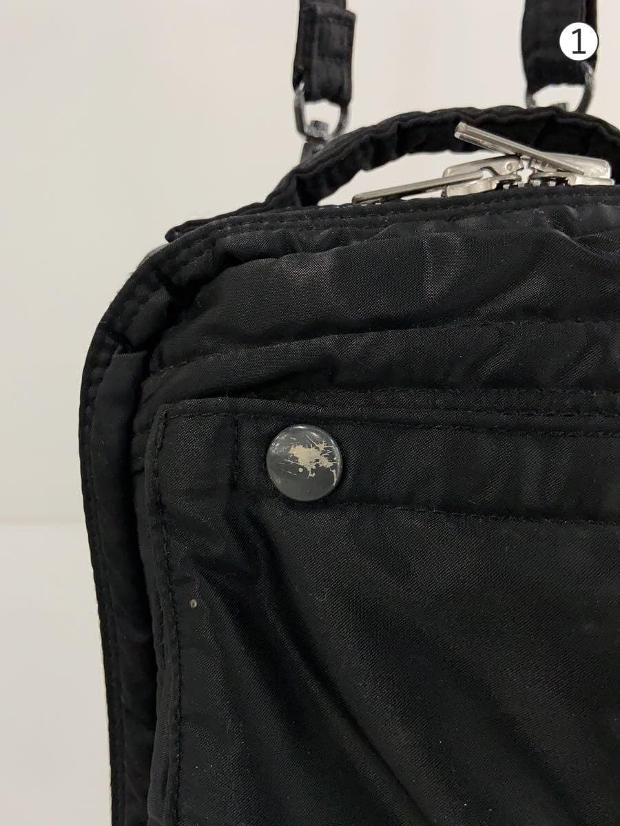 PORTER shoulder bag nylon BLK solid color 7
