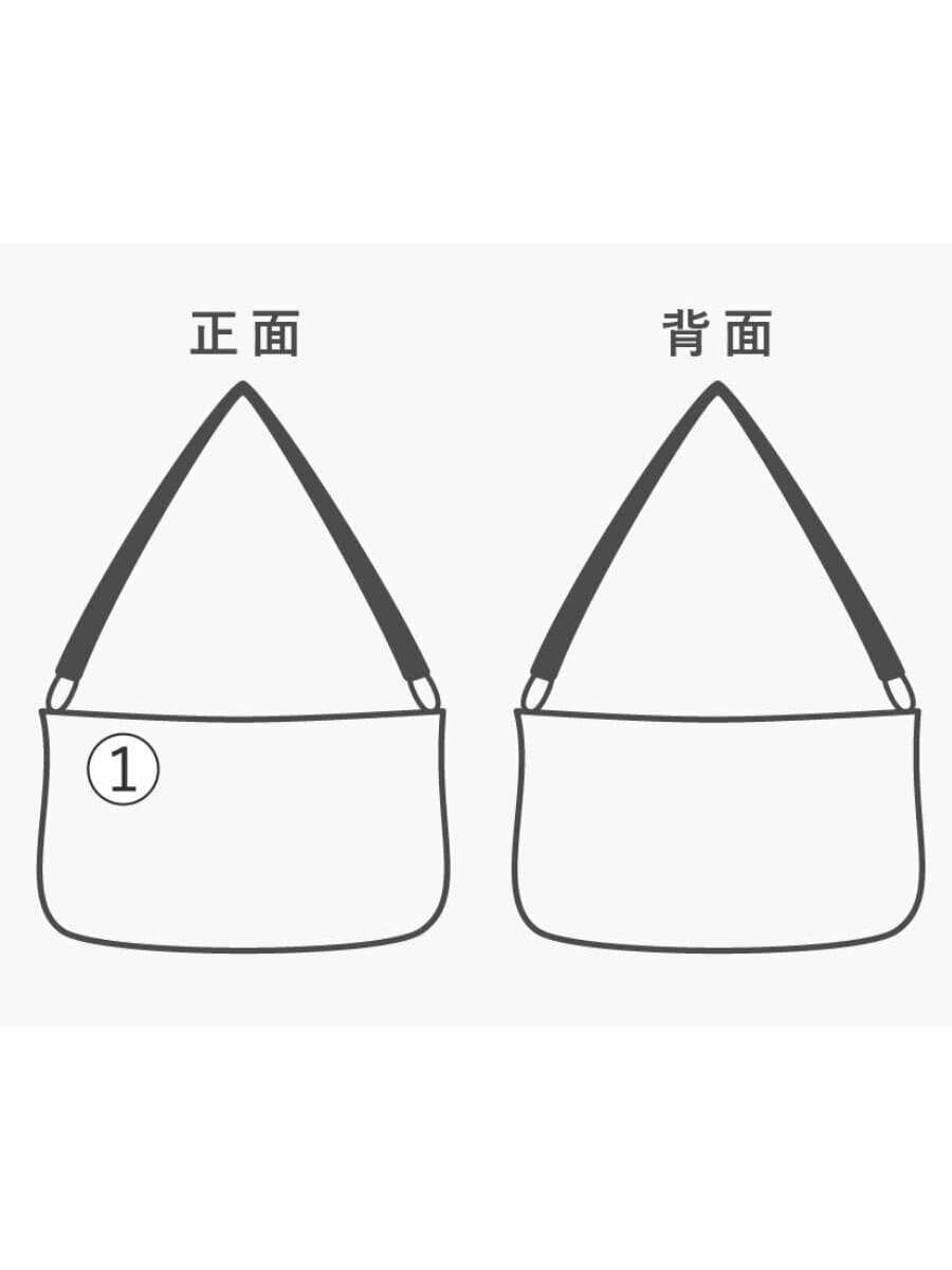 PORTER shoulder bag nylon BLK solid color 8