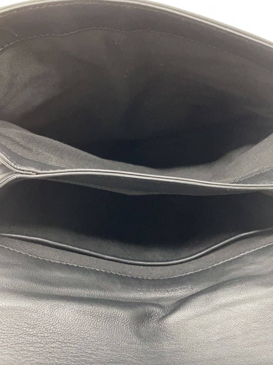 SONIA RYKIEL Shoulder Bag Leather BLK Solid 6