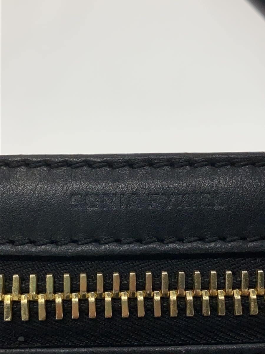 SONIA RYKIEL Tote Bag Leather BLK Solid 5