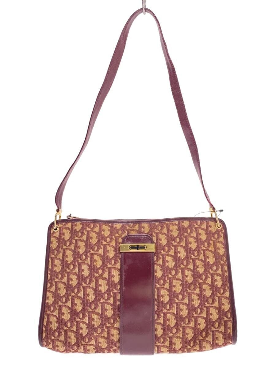 Christian Dior Shoulder Bag Canvas BRD All Over Pattern