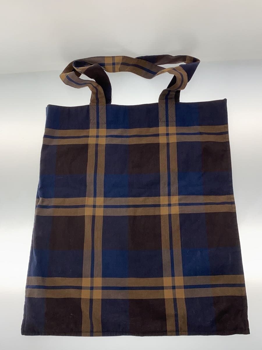 BLAMINK Tote Bag NVY Check 3
