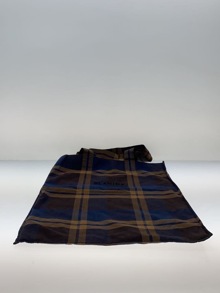 BLAMINK Tote Bag NVY Check 4