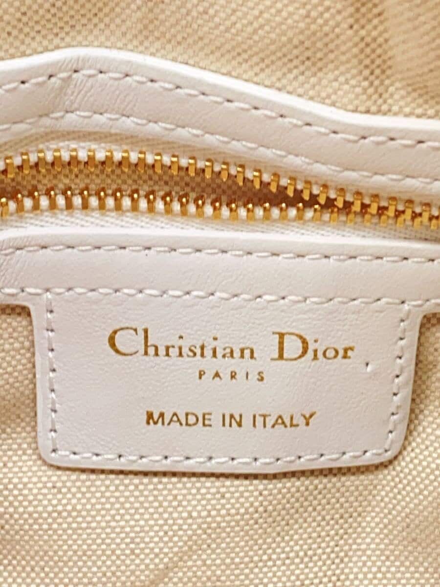 Christian Dior Handbag Leather BLU 5