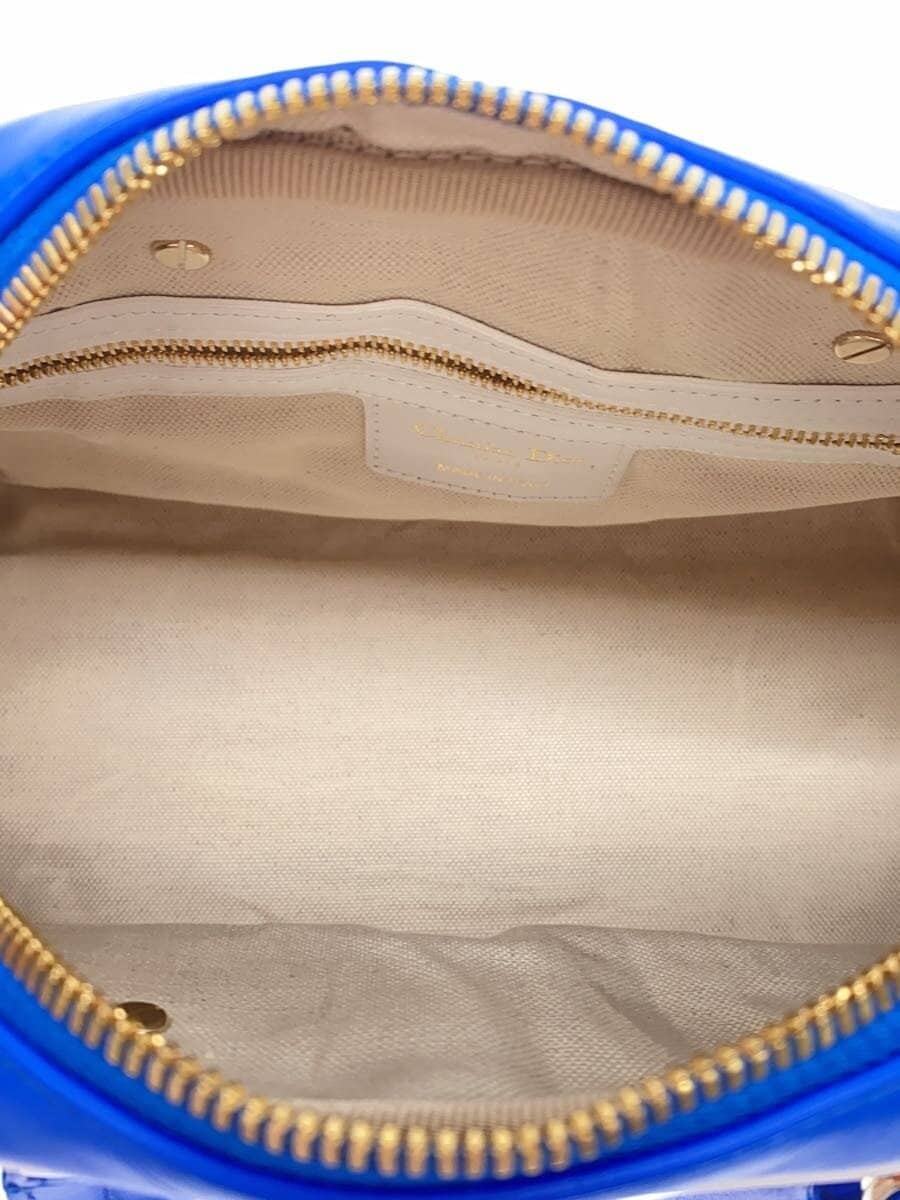 Christian Dior Handbag Leather BLU 6